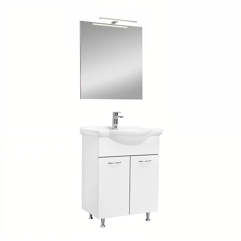 Leziter Set mobilier baie Ruben Prime 65, Alb