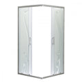 Leziter Cabină de duș pătrată Spirit BAMBOO 90x90, fără cădiță de duș