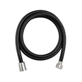 Leziter Furtun de duș Strong din PVC, 1,5 m, negru
