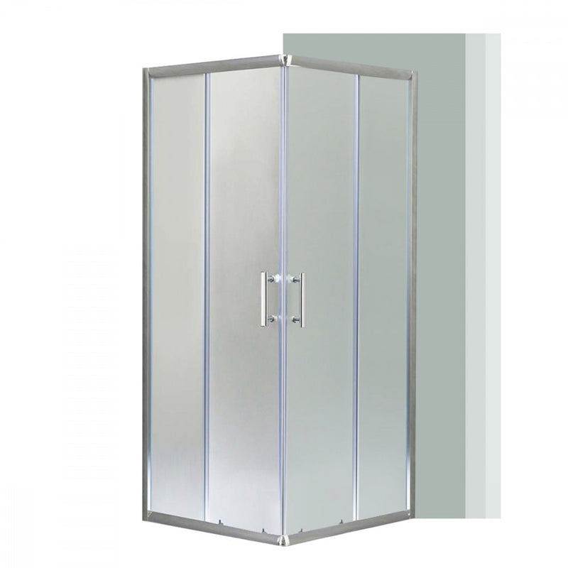 Leziter Cabină de duș pătrată Spirit Matt 80x80x180 cm, fără cădiță de duș