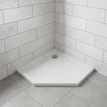 Leziter Tavă de duș acrilică pentagonală mică Modena Slim 100x100 cm