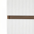 Leziter Dulap baie suspendat Trent, lateral, stejar sunset-alb