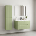 Leziter Dulap baie suspendat Trent, lateral, verde deschis