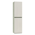 Leziter Dulap baie suspendat Trent, lateral, verde-alb