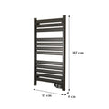 Leziter Uscător electric de prosoape radiator 500W negru
