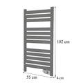 Leziter Uscător electric de prosoape radiator 500W gri