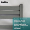 Leziter Uscător electric de prosoape radiator 500W gri