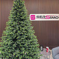 Brad artificial Christmas Deluxe by Sersimo, Carpati cu varfuri verzi, 2D+3D, 250cm