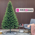 Brad artificial Christmas Deluxe by Sersimo, Carpati cu varfuri verzi, 2D+3D, 250cm