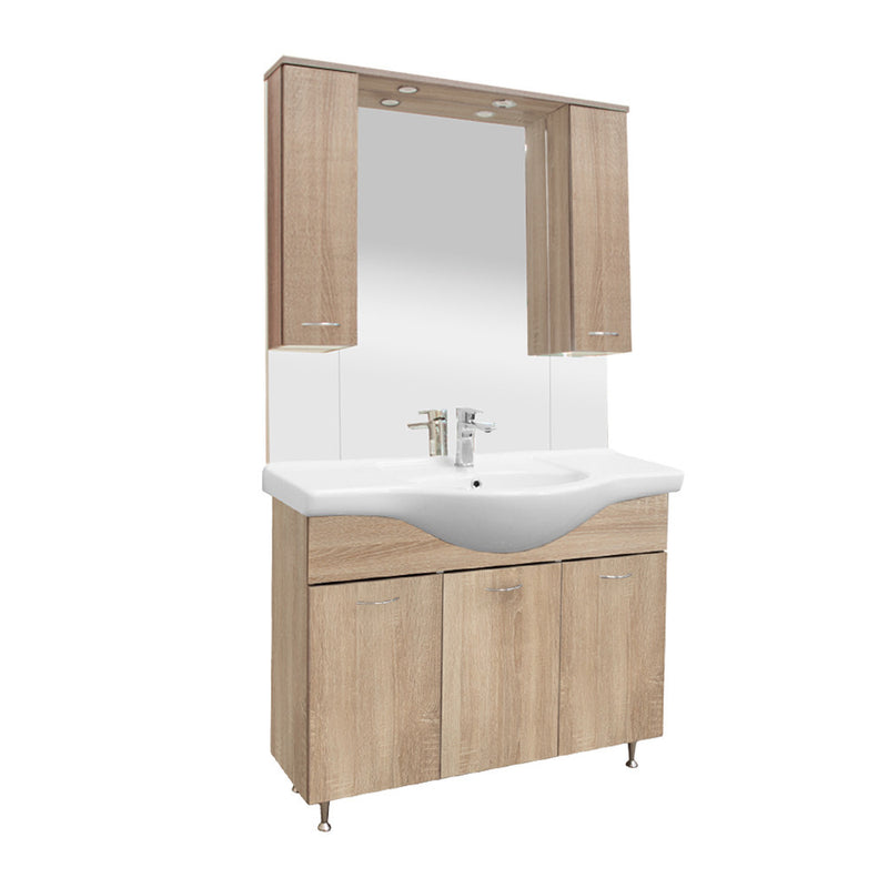 Leziter Set mobilier baie Vanessa 105, stejar Sonoma