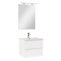 Leziter Set mobilier baie Vario Forte 60, alb-alb