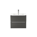 Leziter Masca chiuveta baie Vario Trim 60 cu lavoar, alb-antracit