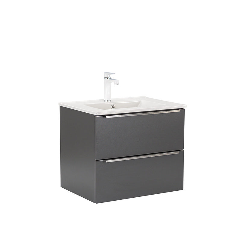 Leziter Masca chiuveta baie Vario Trim 60 cu lavoar, antracit-antracit