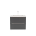 Leziter Masca chiuveta baie Vario Trim 60 cu lavoar, antracit-antracit