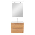 Leziter Set mobilier baie Vario Trim 60, stejar-stejar
