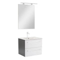 Leziter Set mobilier baie Vario Clam 60, antracit-alb