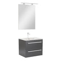 Leziter Set mobilier baie Vario Clam 60, antracit-antracit