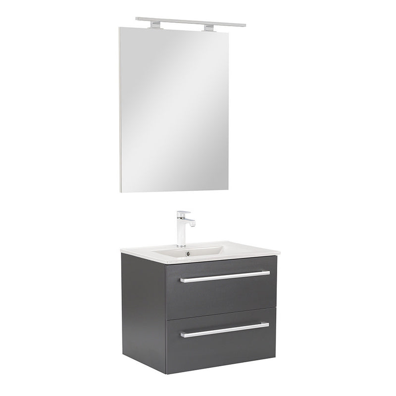 Leziter Set mobilier baie Vario Clam 60, antracit-antracit