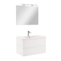 Leziter Set mobilier baie Vario Forte 80, alb-alb