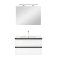 Leziter Set mobilier baie Vario Forte 80, antracit-alb