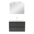 Leziter Set mobilier baie Vario Forte 80, antracit-antracit