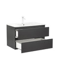 Leziter Set mobilier baie Vario Forte 80, antracit-antracit