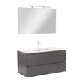 Leziter Set mobilier baie Vario Forte 100, antracit-antracit