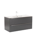 Leziter Masca chiuveta baie Vario Trim 100 cu lavoar, antracit-antracit