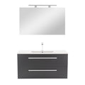 Leziter Set mobilier baie Vario Clam 100, antracit-antracit