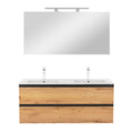 Leziter Set mobilier baie Vario Forte 120, antracit-stejar