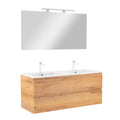 Leziter Set mobilier baie Vario Forte 120, stejar-stejar