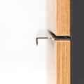 Leziter Set mobilier baie Vario Trim 120, antracit-stejar