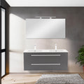 Leziter Set mobilier baie Vario Clam 120, alb-antracit
