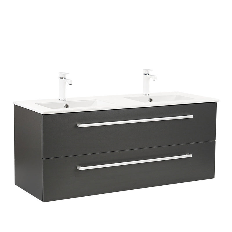 Leziter Masca chiuveta baie Vario Clam 120 cu lavoar, antracit-antracit