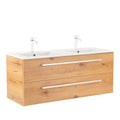 Leziter Masca chiuveta baie Vario Clam 120 cu lavoar, stejar-stejar