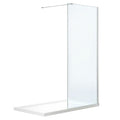 Leziter Cabină de duș Walker walk-in WI01-10 100x195 cm, cu sticlă de 8 mm