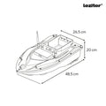 Leziter Feeder boat X3 backloader negru