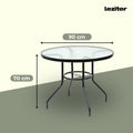 Leziter Set mobilier de grădină Tanger 4+1 bej