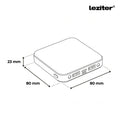 Leziter Powerbank 10000 mAH 2A 10W roșu