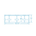 Piscina cadru metalic Bestway, 305x76 cm, 4.700 litri, cu pompa de filtrare