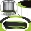 Protectie arcuri pentru trambulina cu diametrul de 244 cm, Verde si Negru