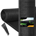 Plasa umbrire si intimitate pentru gard, 1.5m latime, 10m lungime, 140g densitate, negru