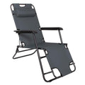 Sezlong pliabil SERSIMO GC13, Relax Zero Gravity, 80x60x153cm, Gri