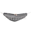 Hamac doua persoane cu franjuri si 2 perne, 200kg, 200×150 cm, gri inchis