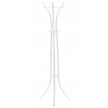 Cuier hol metalic 170 cm, design minimalist, alb