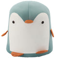 Taburet pentru copii, 28x34cm, maxim 50kg, model pinguin albastru
