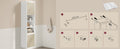 VASAGLE Dulap baie cu montare pe podea sau perete, 7 compartimente, 30x40x160 cm, alb bej