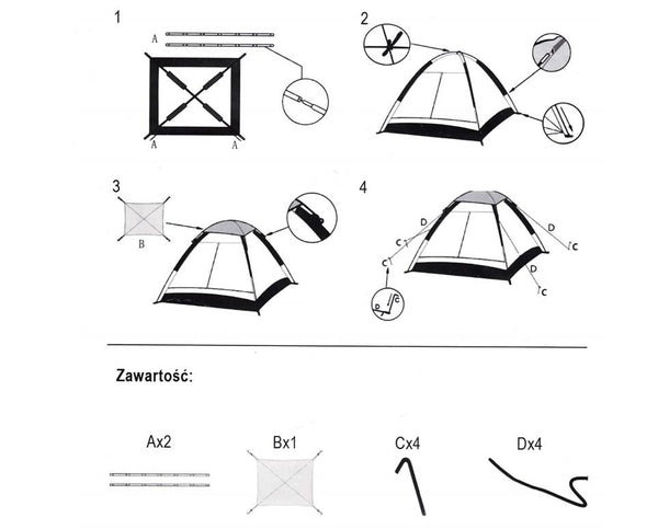 Cort plaja sau camping, impemeabil, cu protectie UV, 2 locuri, 200x150x110cm, albastru