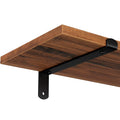 SONGMICS Set 2 rafturi de perete plutitoare, MDF cu efect de lemn vintage, 60x20cm, 15 kg per raft, maro rusic