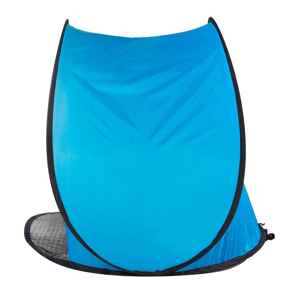 Cort plaja si picnic semi-deschis Sersimo, protectie UV, 150x120x110cm, albastru